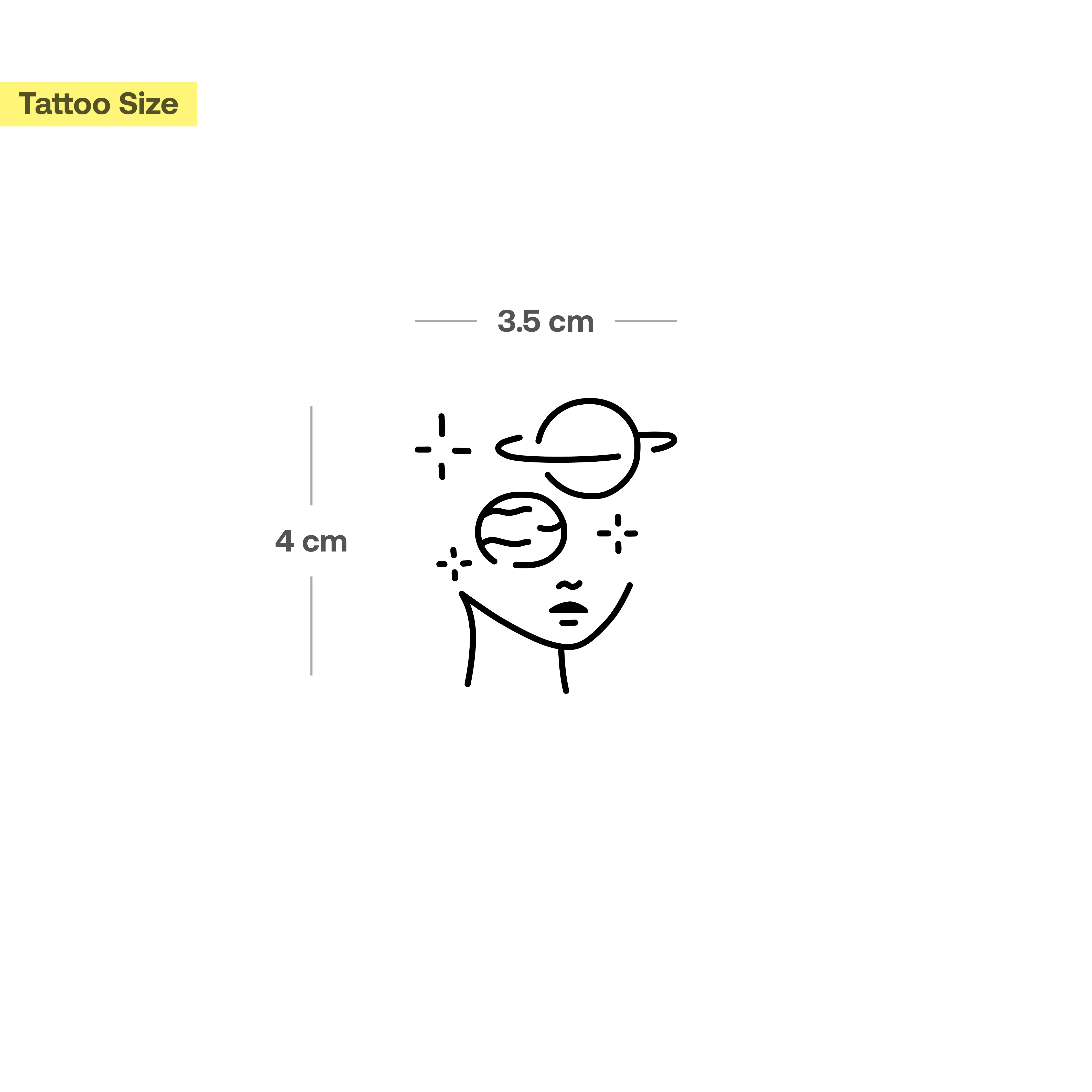 Tatouage Visage Astro  - Image 3