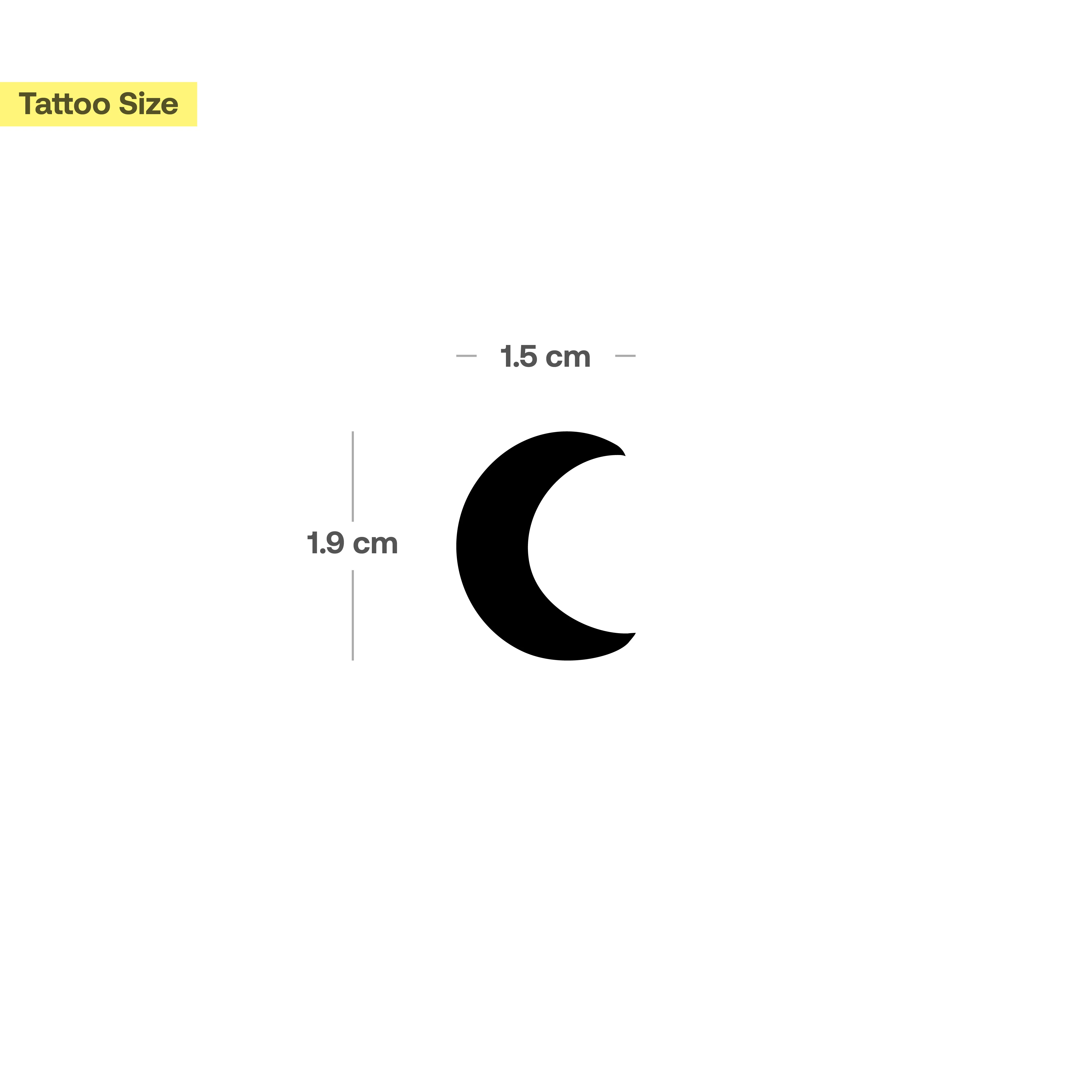 Tatouage Lune remplie  - Image 3