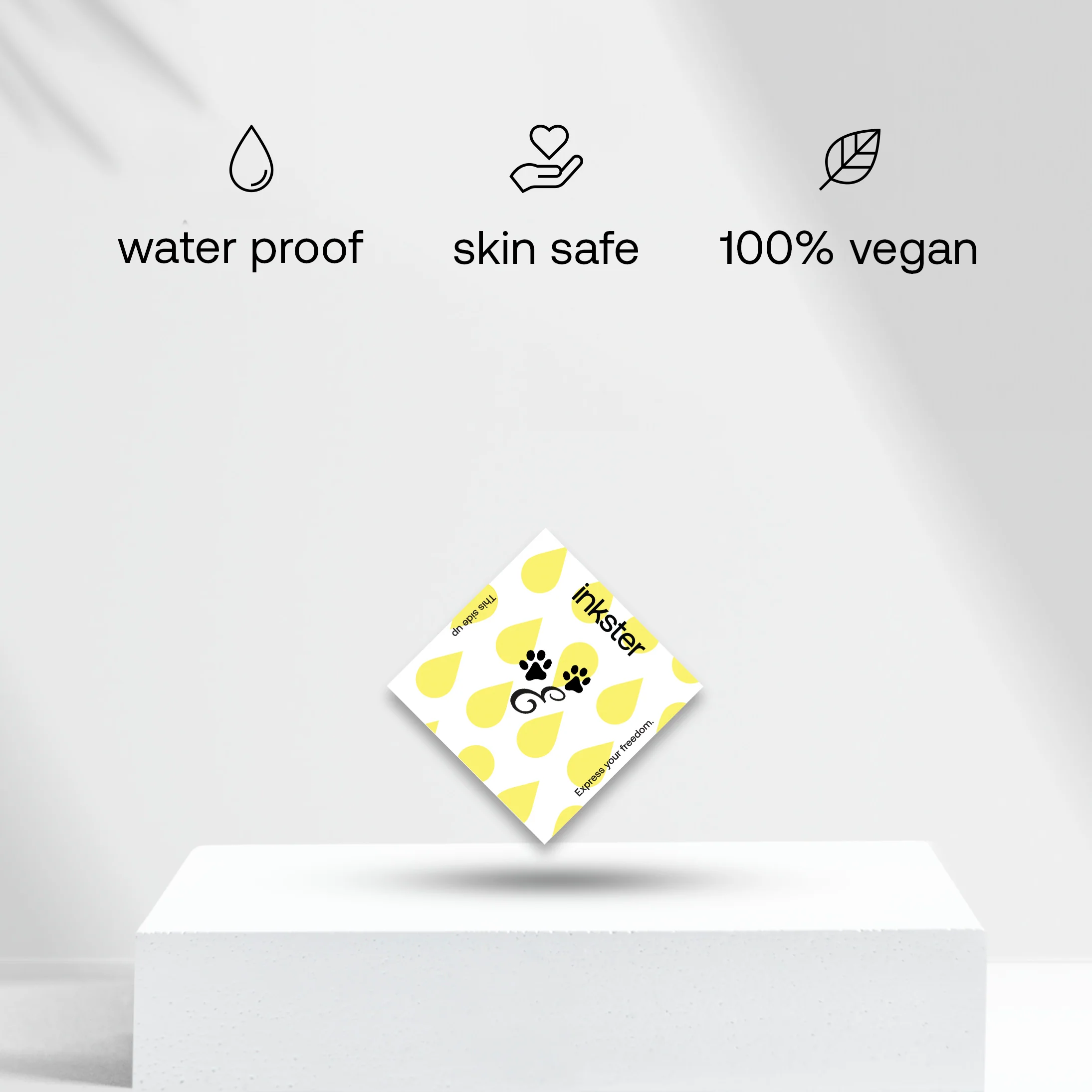 Tatouage pattes avec initiales (A-Z) - Image 14