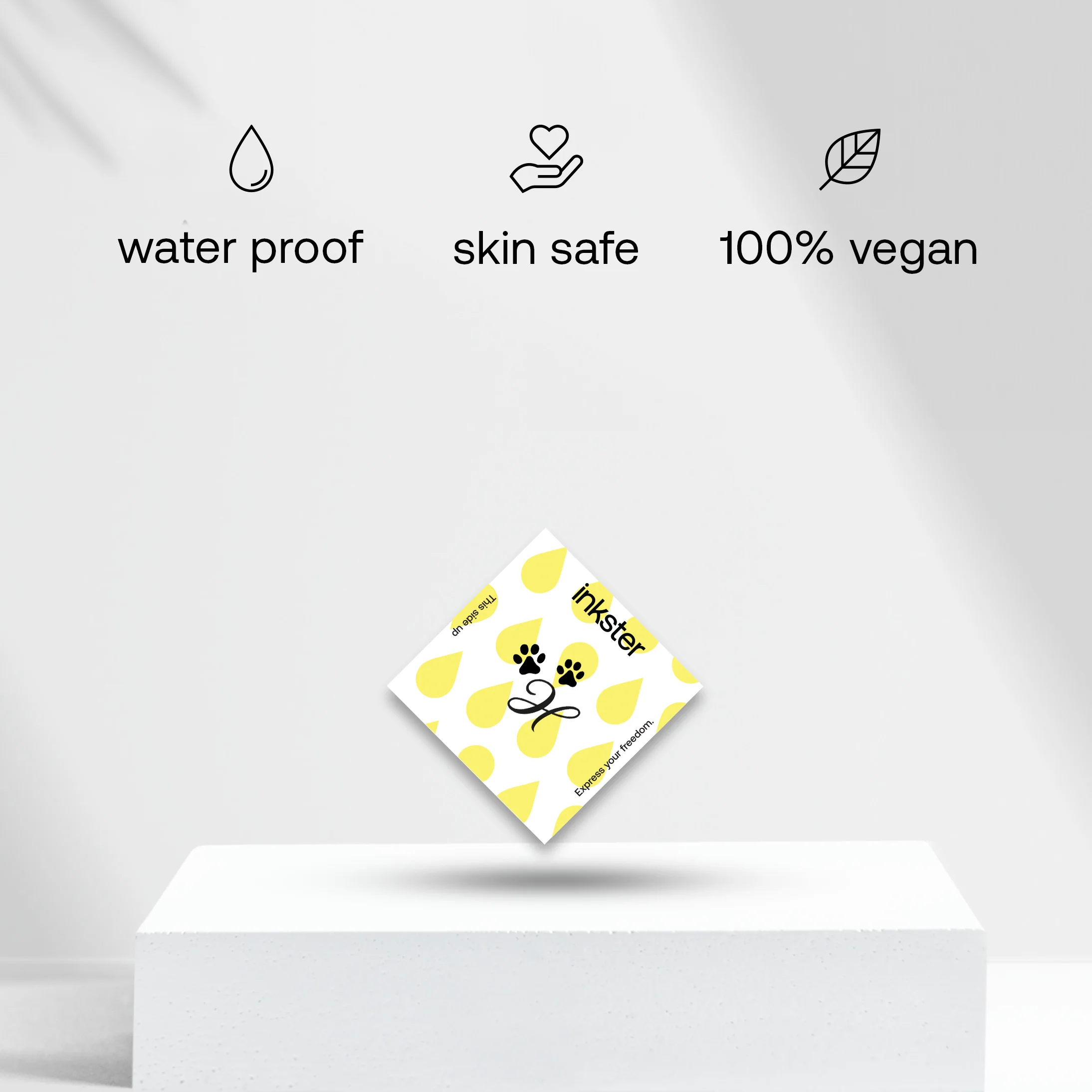 Tatouage pattes avec initiales (A-Z) - Image 23