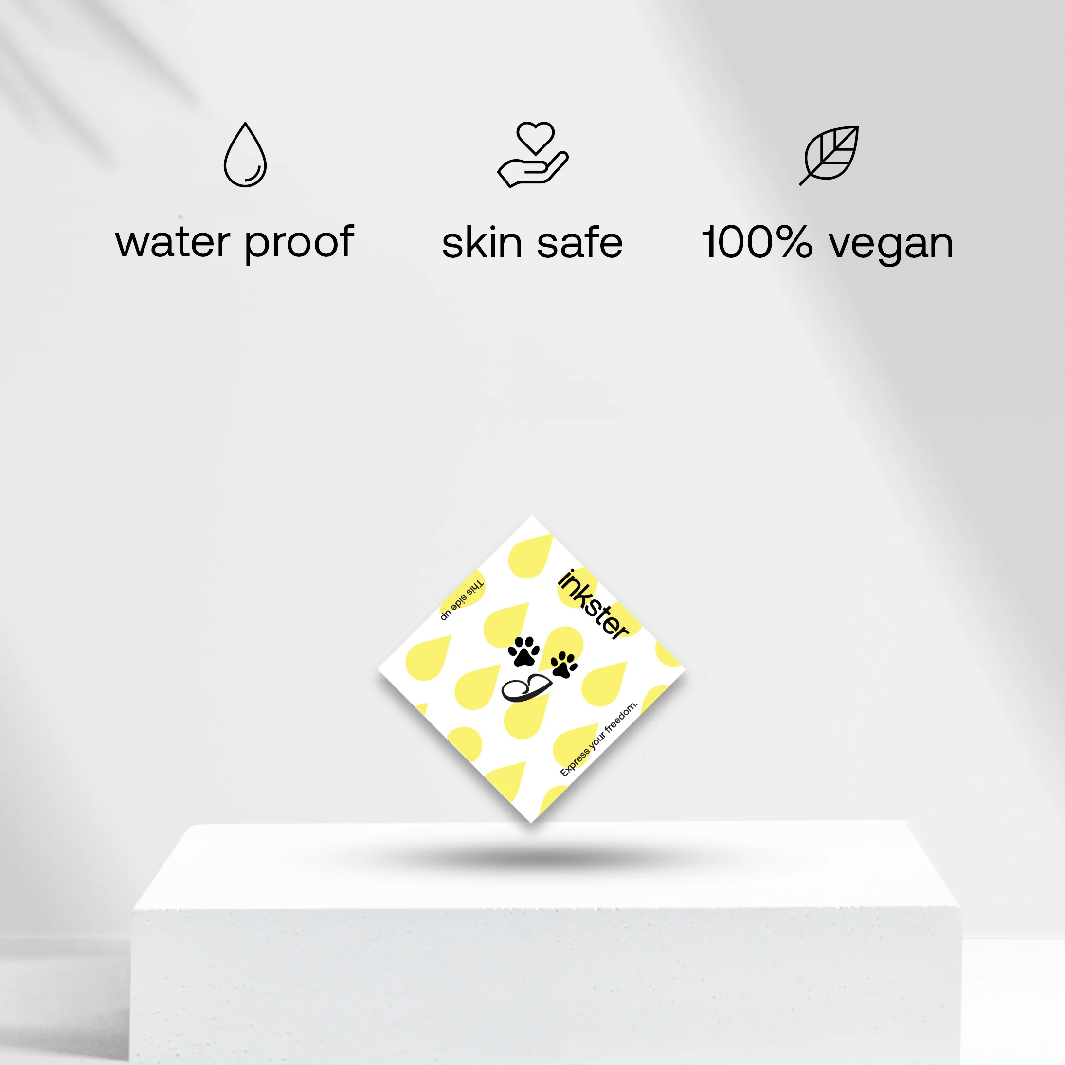 Tatouage pattes avec initiales (A-Z) - Image 26