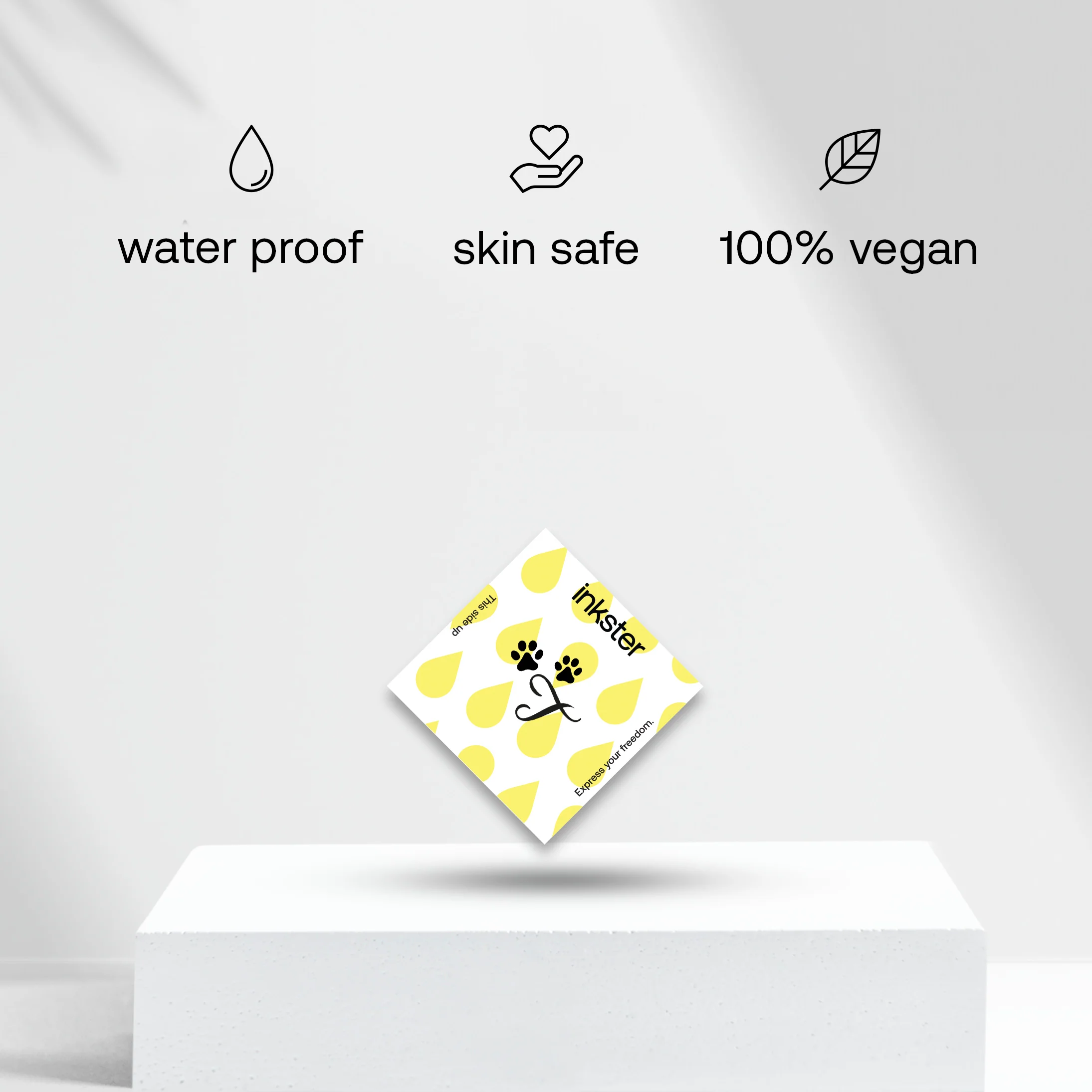 Tatouage pattes avec initiales (A-Z) - Image 59