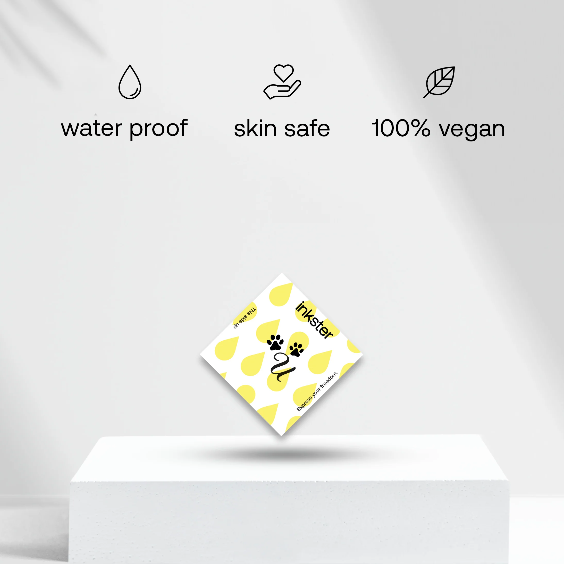 Tatouage pattes avec initiales (A-Z) - Image 62