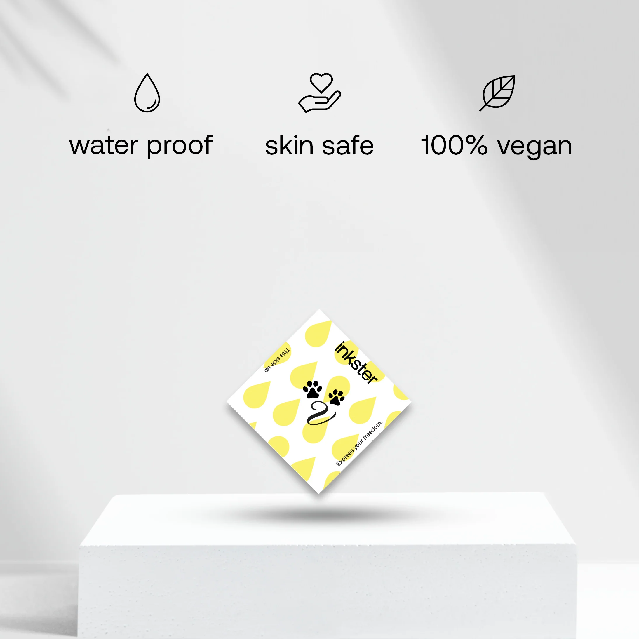 Tatouage pattes avec initiales (A-Z) - Image 65