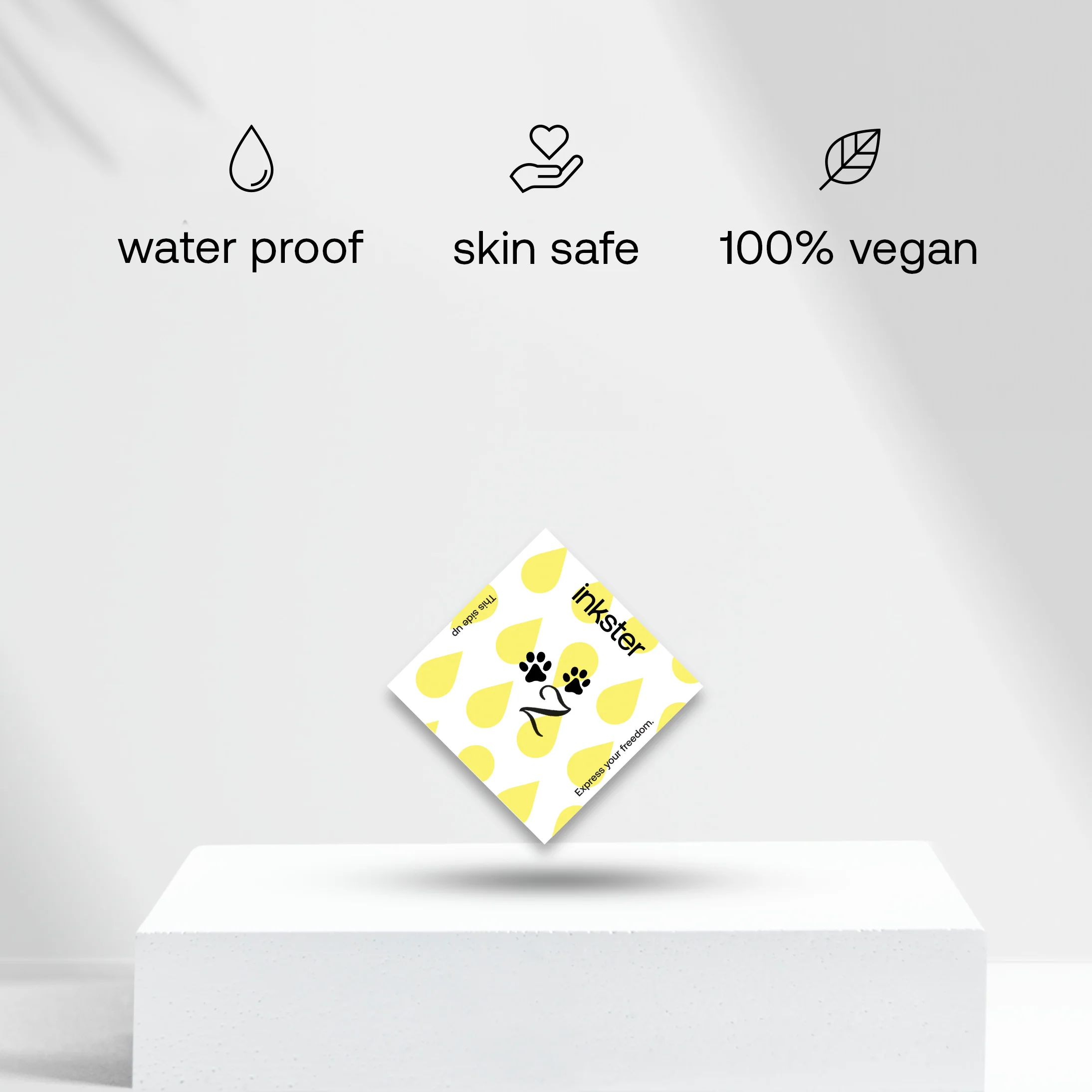 Tatouage pattes avec initiales (A-Z) - Image 77