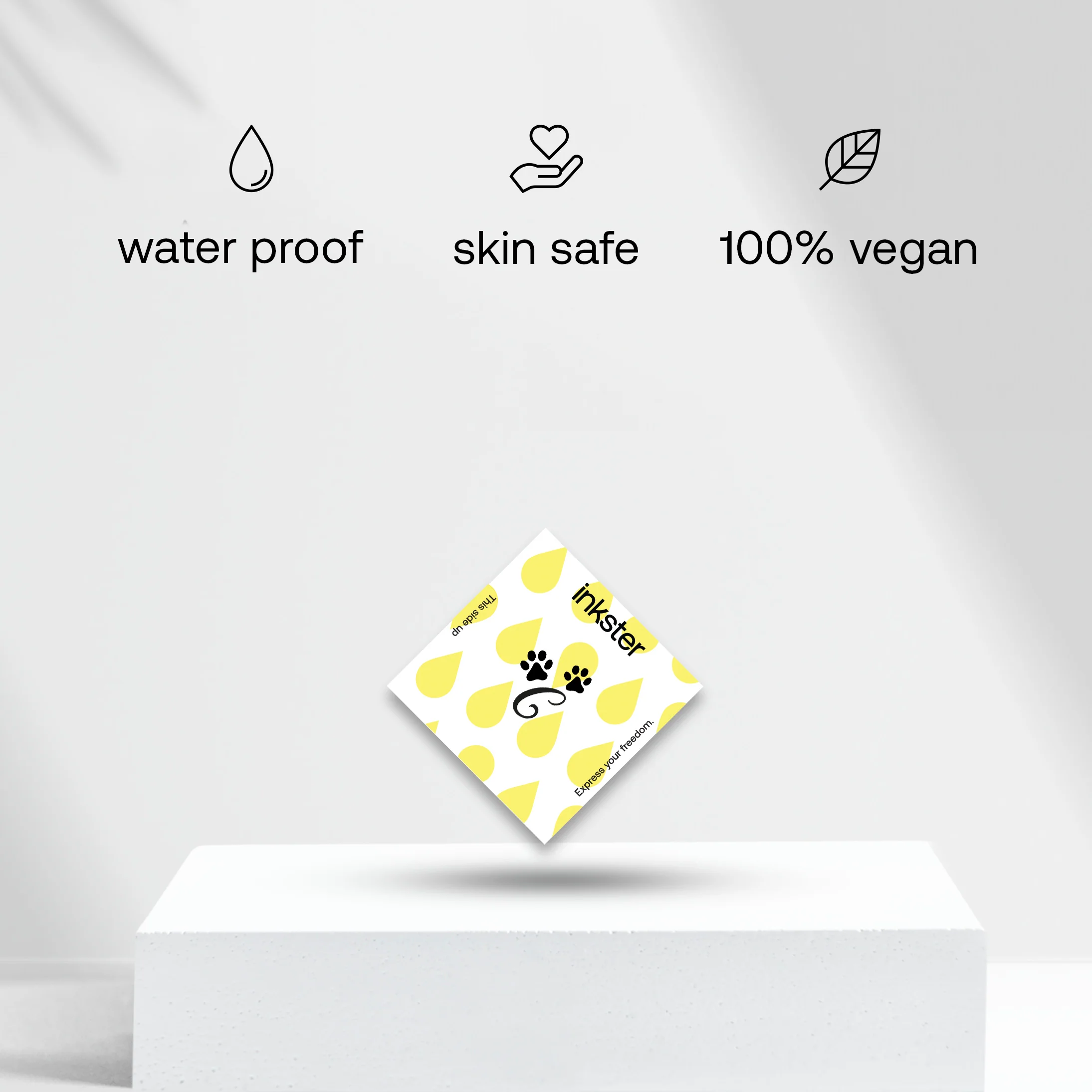 Tatouage pattes avec initiales (A-Z) - Image 8