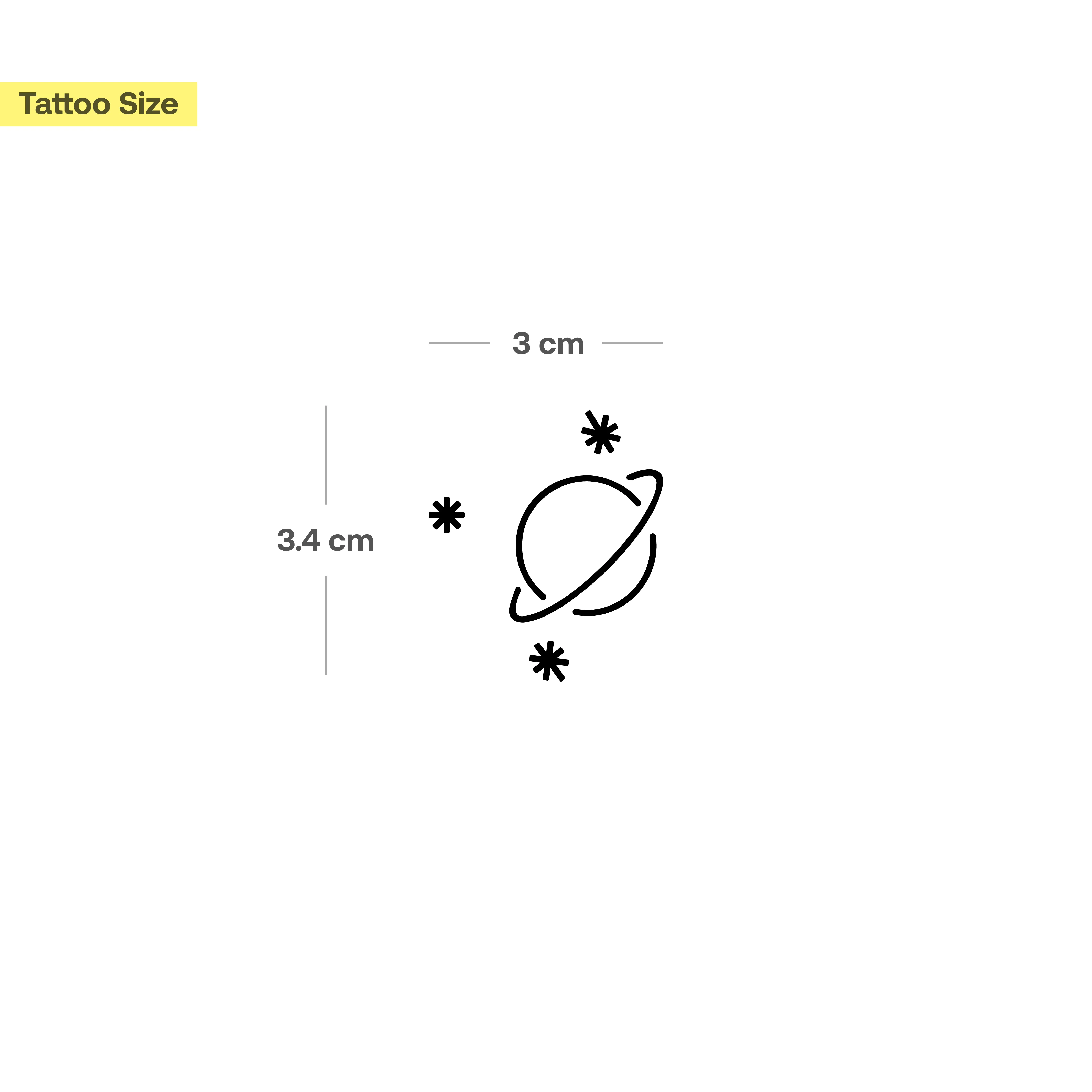 Tatouage de Saturne  - Image 3