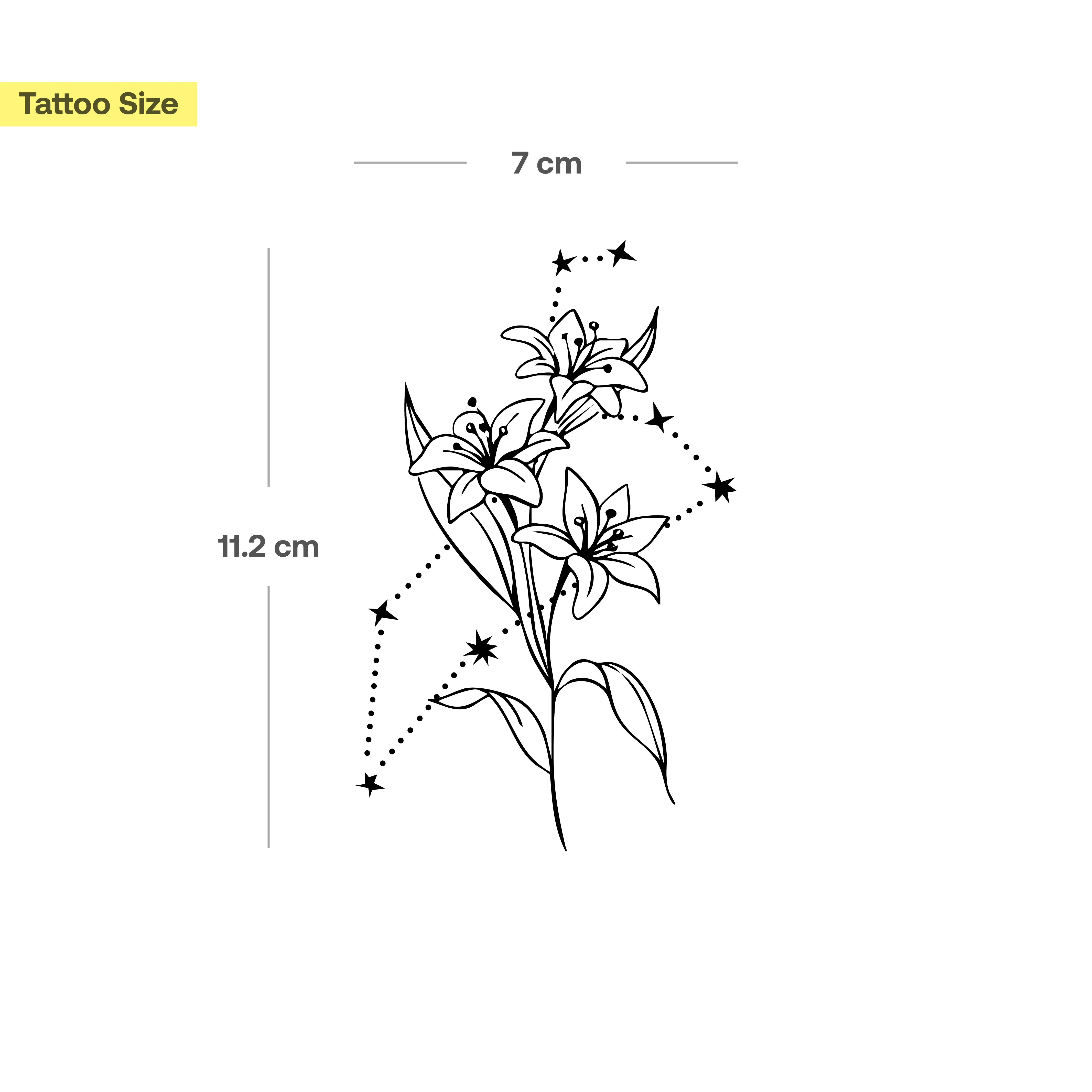 Tatouages Combinaison de Fleurs de Naissance et de Signes Astrologiques - Image 32