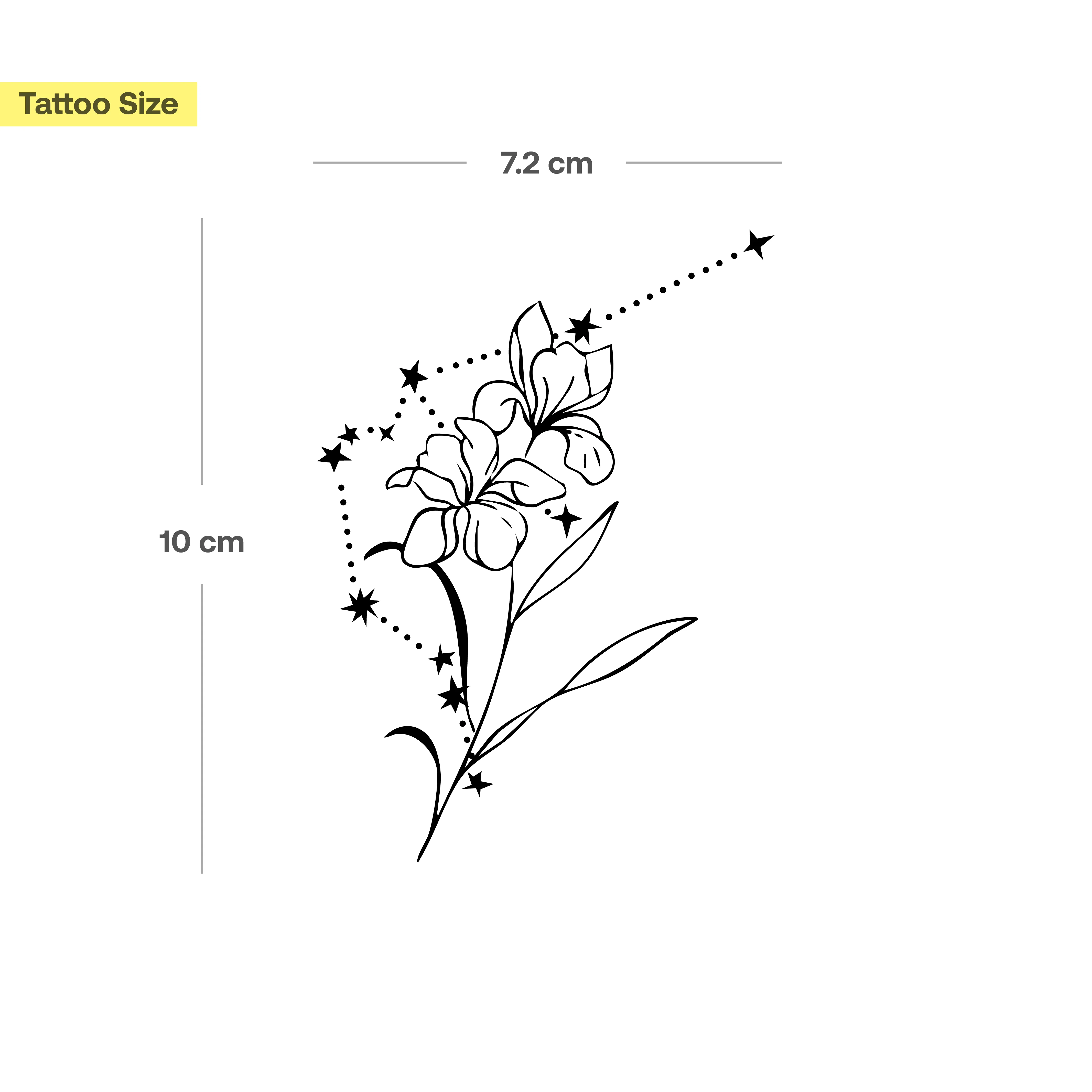 Tatouages Combinaison de Fleurs de Naissance et de Signes Astrologiques - Image 8