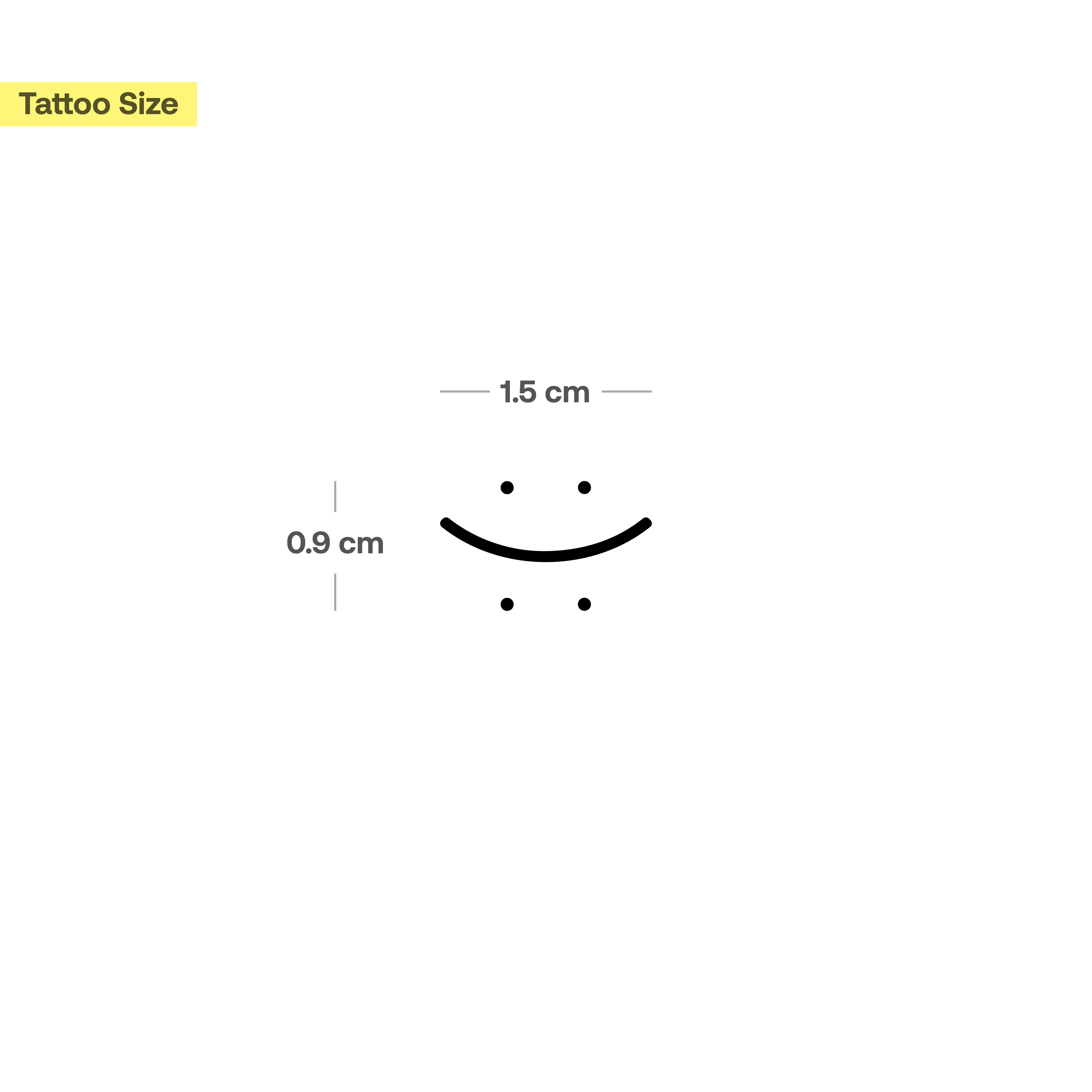 Tatouage Smiley à deux visages  - Image 3