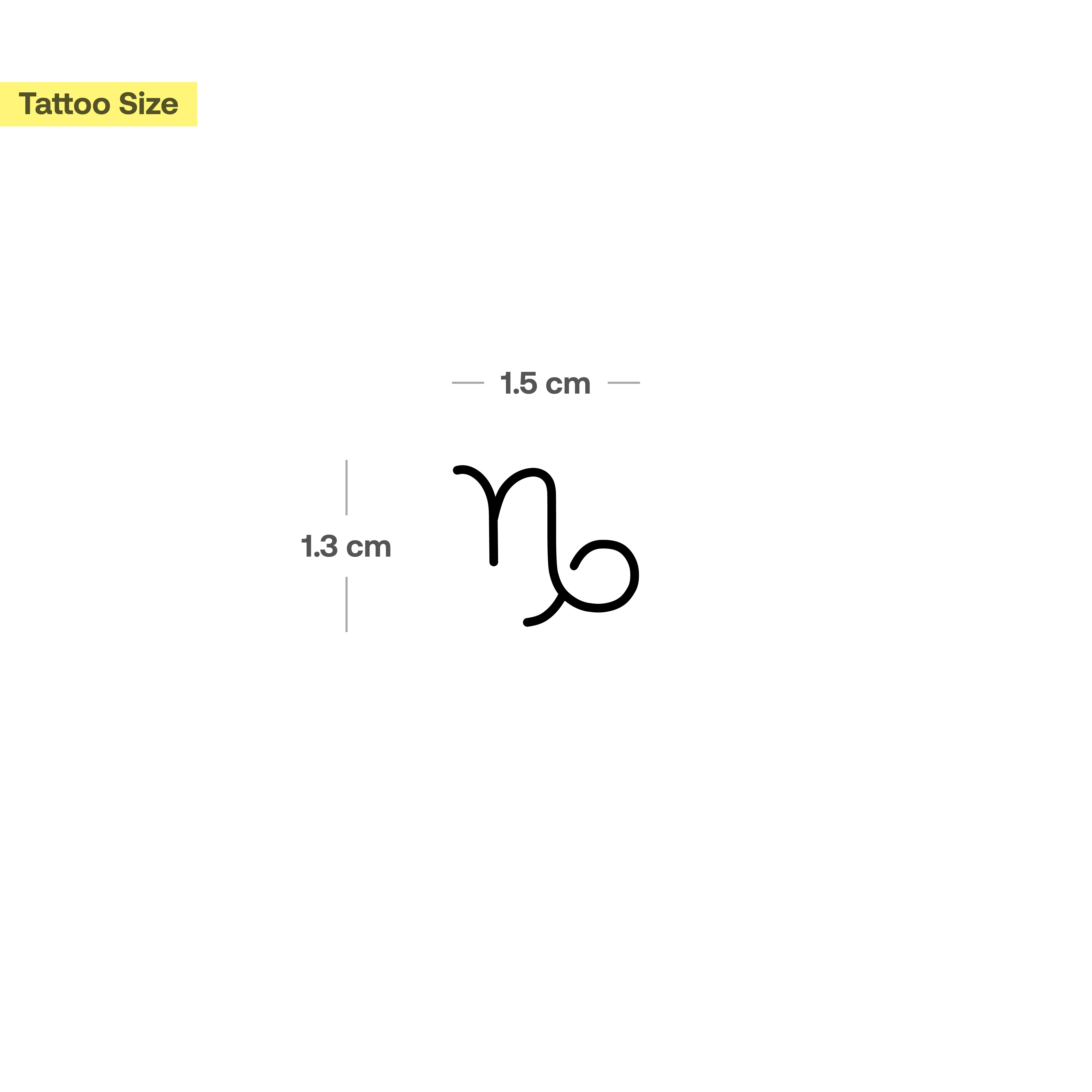 Tatouage du zodiaque Capricorne  - Image 3