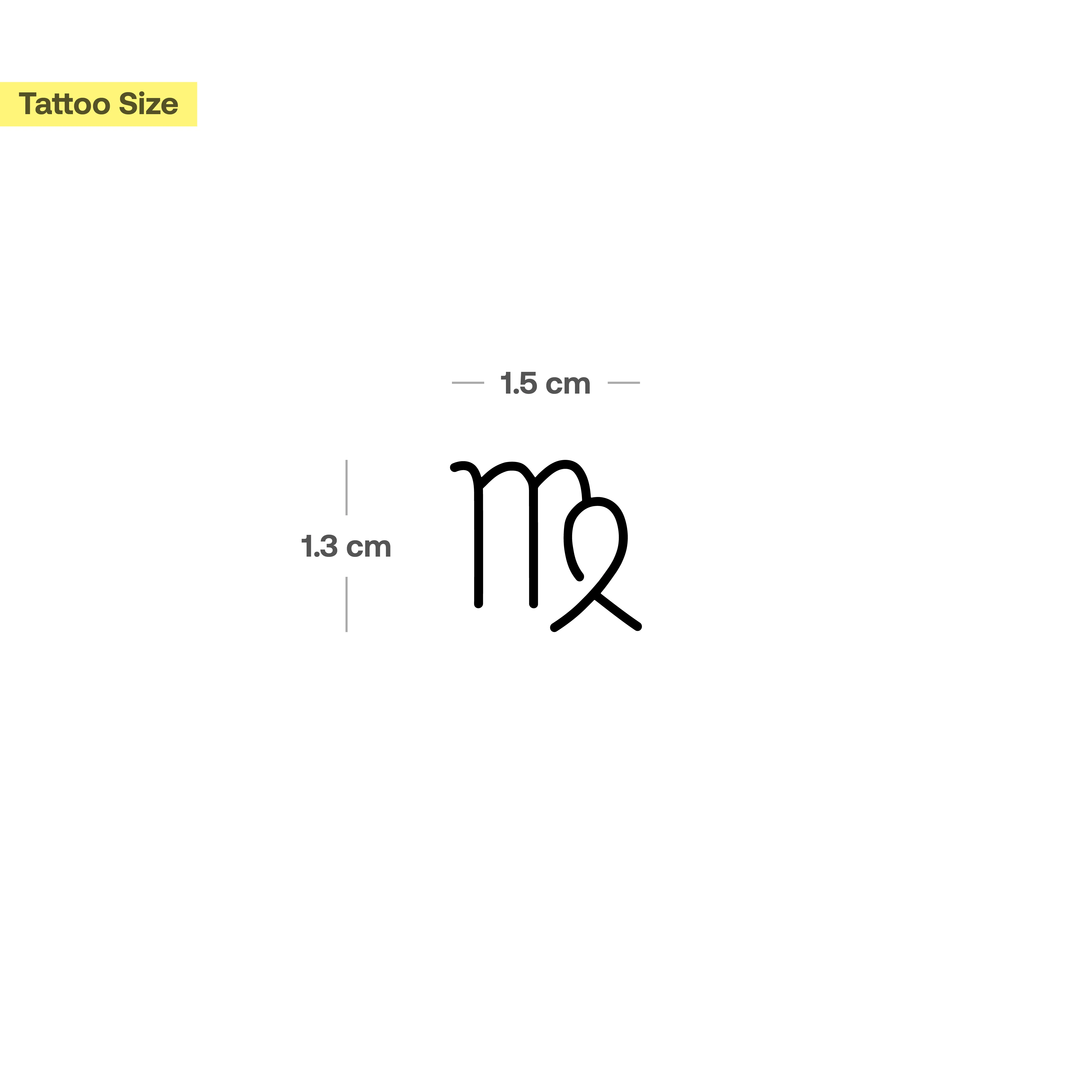 Tatouage Zodiaque Vierge  - Image 3